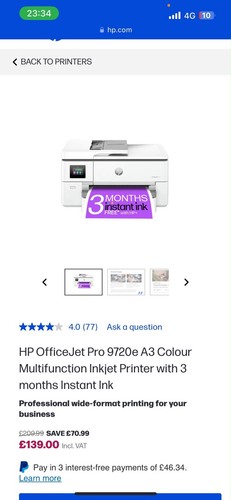 Officejet pro 9720e a3 - 9720e,