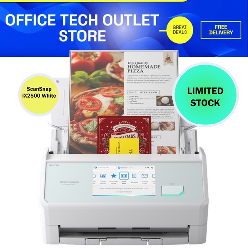 Scansnap ix2500 white - white, high