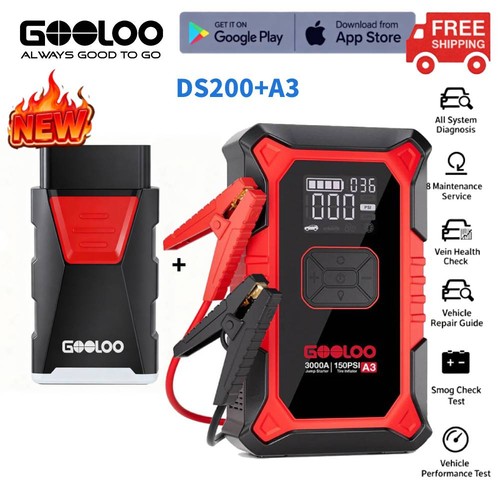 Gooloo car jump starter air - gooloo,